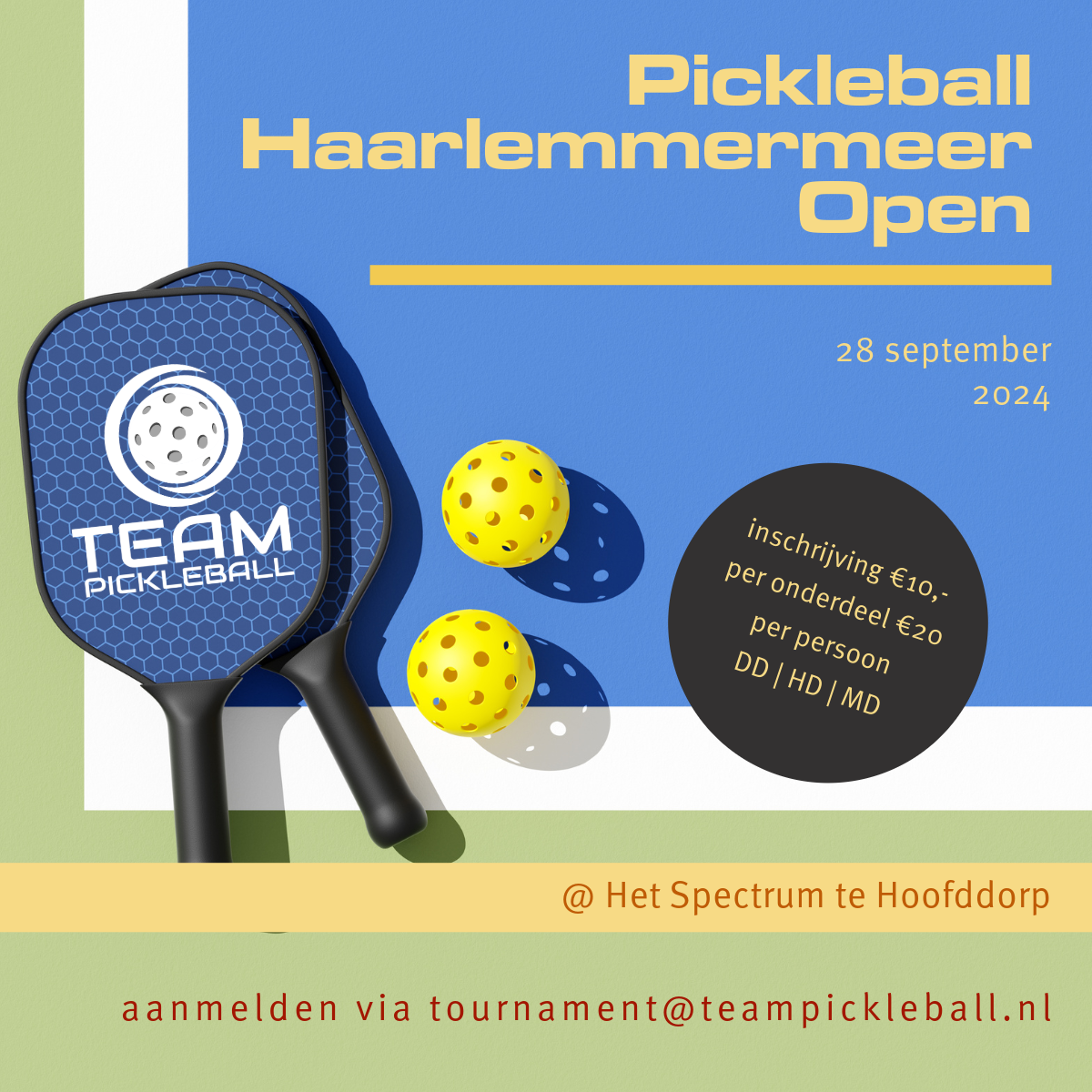 Haarlemmermeer Open 2024 - Pickleball Toernooi